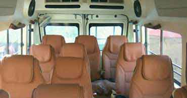 char dham yatra by 12 seater luxury 2x1 tempo traveller