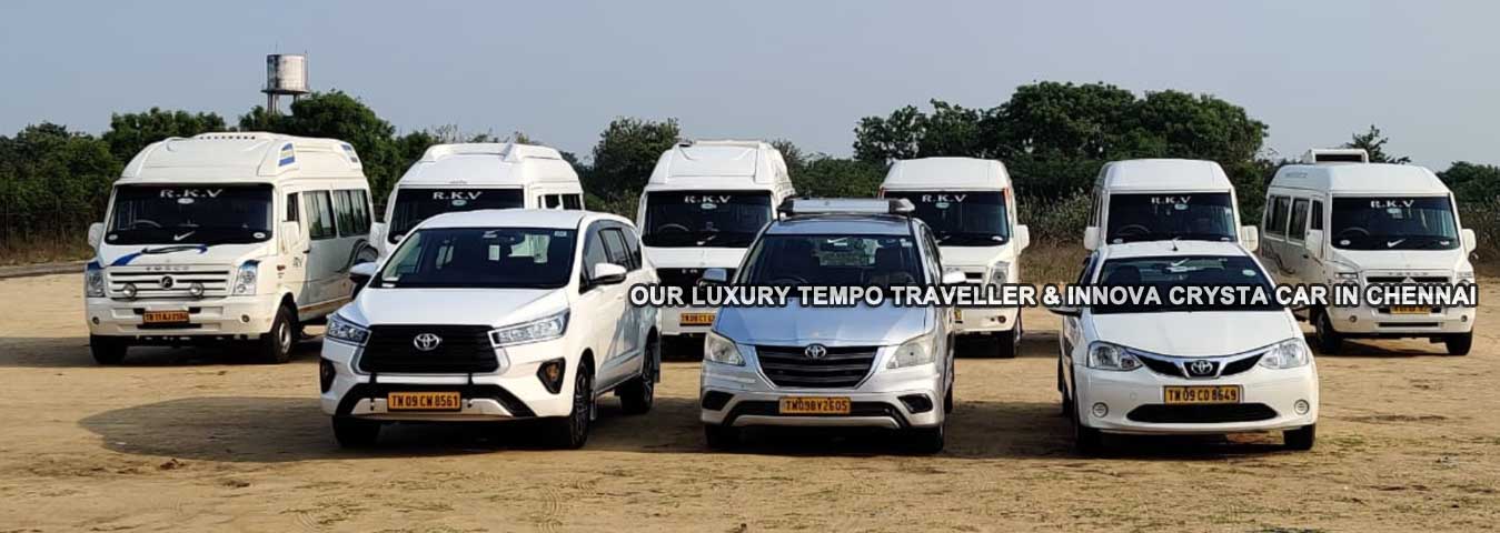 luxury tempo traveller and innova crysyta car hire in chennai